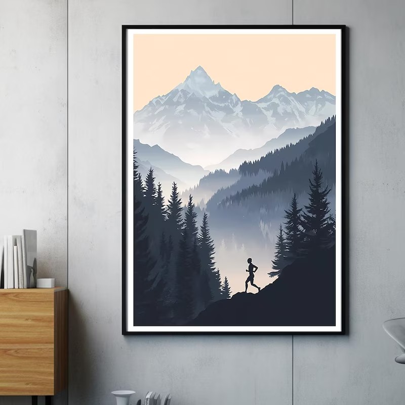 Minimalist Açık Hava Macera Ka - Sports Equipment Poster incelemesi ve fiyatı